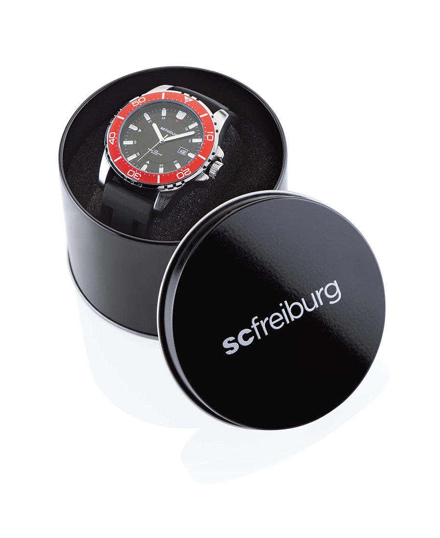 SC Freiburg Armbanduhr "Schriftzug"