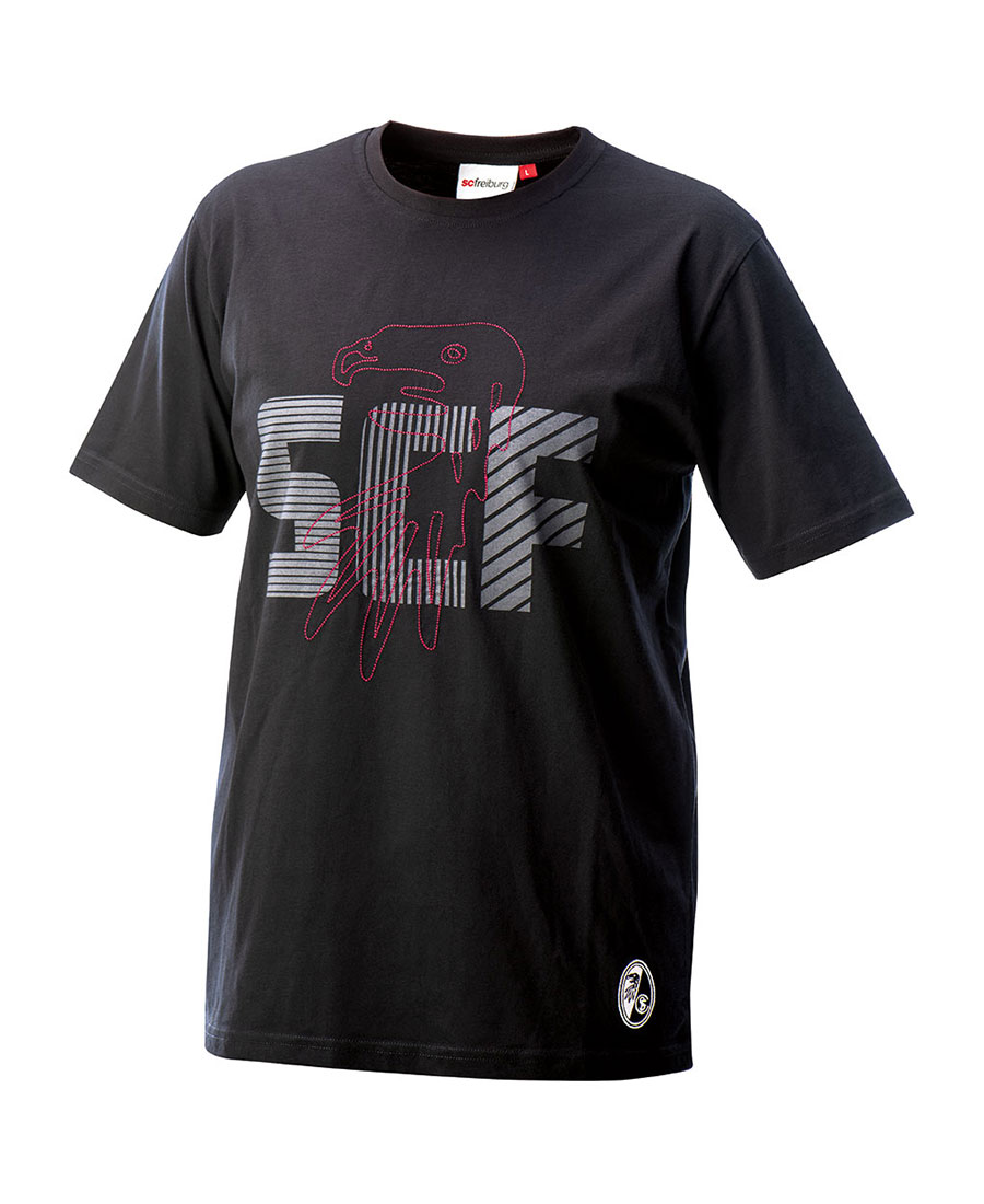 SC T-Shirt Outline Schwarz