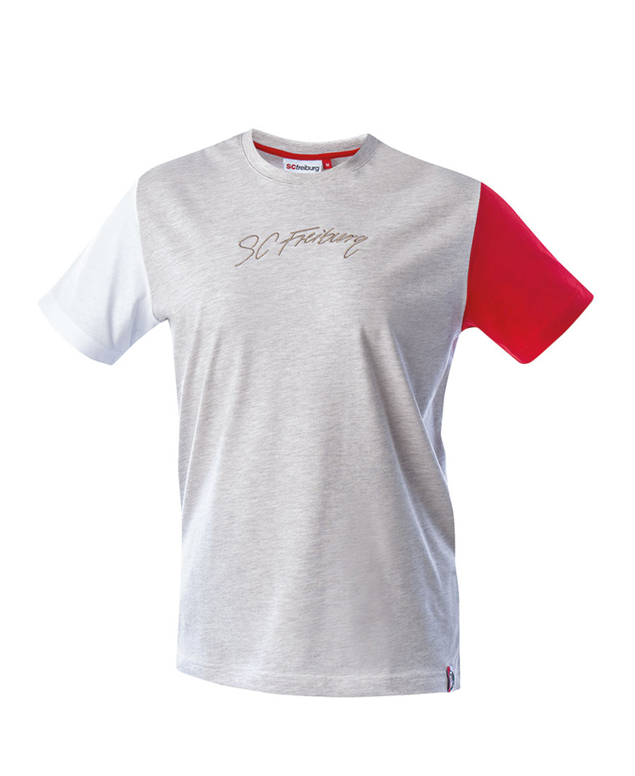 SC Freiburg T-Shirt "Pastell Colorblock" beige
