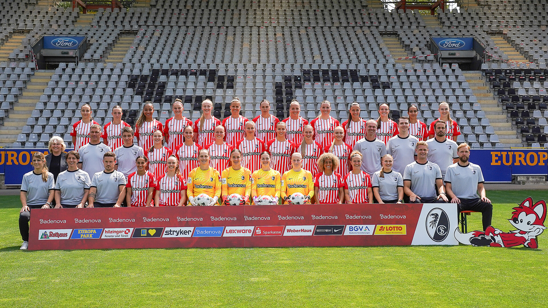 Mannschaftsfoto Frauen Bundesliga